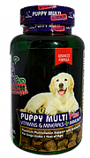 Вітаміни Паппі Мульті+ Прімо Пап Puppy Multi+ Primo Pup з ехінацеєю для зміцнення імунітету у цуценят, 60 таблеток