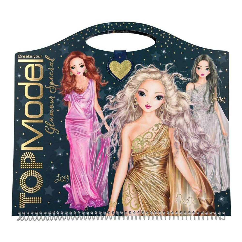 Альбом для розфарбовування "Гламур" Top Model (4010070420581)