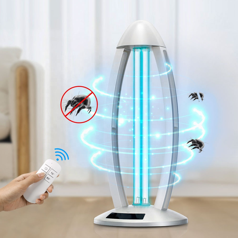 Кварцова лампа бактерицидна озонова 38W дистанційне керування SBT group UV01-38W, фото 1