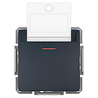 Карточний механічний вимикач Asfora ABS чорний [EPH6200171] Шнейдер Електрік