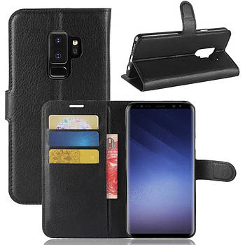 Чохол-книжка Litchie Wallet для Samsung G965 Galaxy S9 Plus Black