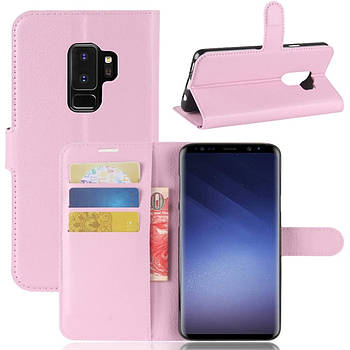 Чохол-книжка Litchie Wallet для Samsung G965 Galaxy S9 Plus Pink