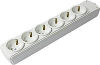 Колодка 6 гнізд з заземленням [s042104] E.NEXT e.t.es.6.z