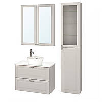 IKEA Комплект мебели для ванной GODMORGON/TOLKEN/KATTEVIK) 993.163.31