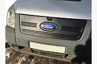 Зимняя накладка на решетку радиатора Ford Transit 2006-2014 матовая