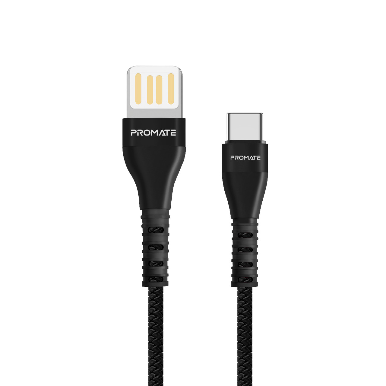 Кабель Promate Vigoray-C USB/USB Type-C 2А 1.2 м Black (vigoray-c.black)