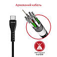 Кабель Promate Vigoray-C USB/USB Type-C 2А 1.2 м Black (vigoray-c.black), фото 4
