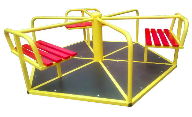 Детская карусель Dali 601-кр_желтая Заказать детскую уличную карусель Dali 601-кр_желтого цвета