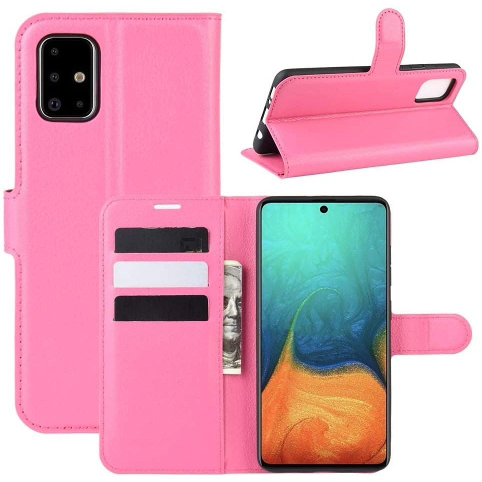Чохол-книжка Litchie Wallet для Samsung Galaxy A71 A715 Rose