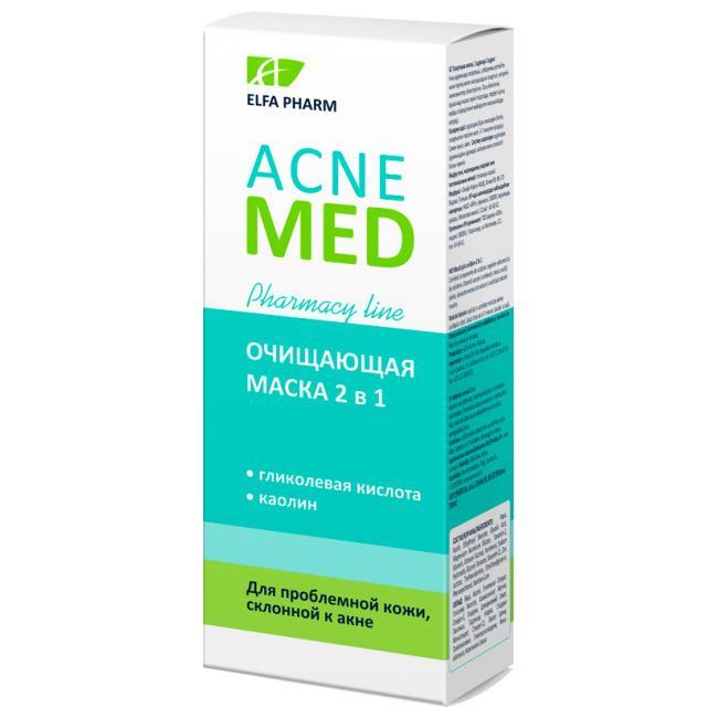 Очищаюча маска 2 в 1 40 мл Elfa Pharm Acne Med