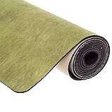 Замшевий двошаровий килимок для йоги 183x61x0.3 см Record FI-5662-49, фото 4