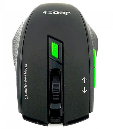 Бездротова оптична миша Jedel W400 Чорна, фото 2