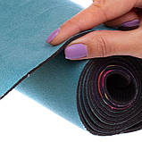 Замшевий двошаровий килимок для йоги 183x61x0.3 см Record FI-5662-53, фото 3
