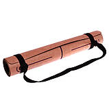 Замшевий двошаровий килимок для йоги 183x61x0.3 см Record FI-5662-60, фото 5