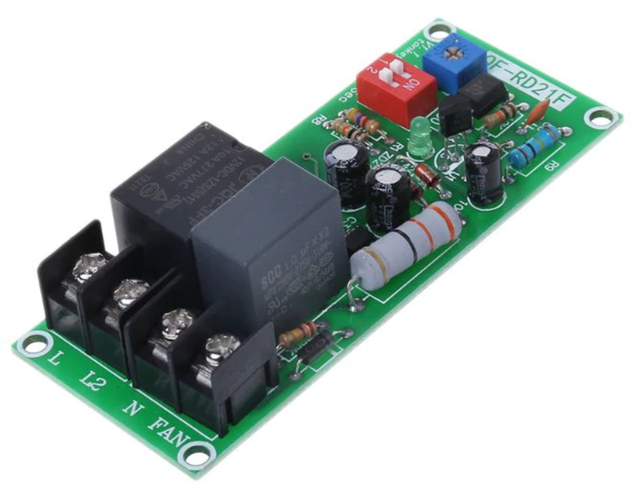 Модуль таймера реле задержки выключения для охлаждения вытяжного ...