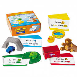 Мовна гра "Найпотрібніші прийменники" (англійська мова, 8 ел, 24 картки) Lakeshore