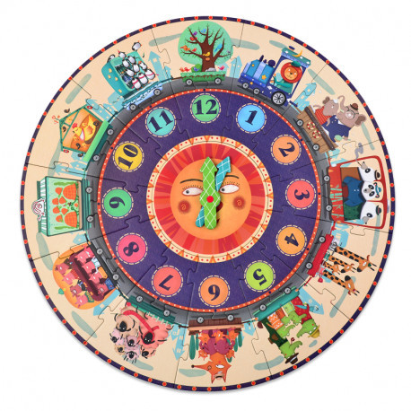 Пазл годинник "Моя подорож у часі" MiDeer Toys