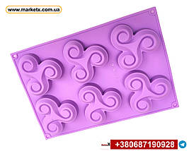 Харчова силіконова форма спиннер, фото 4