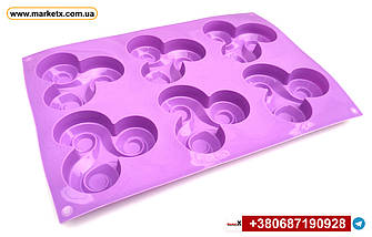 Харчова силіконова форма спиннер, фото 3