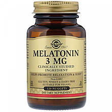Мелатонін Solgar Melatonin 3 mg 120 tabs