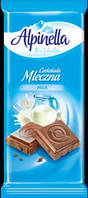 Шоколад "Alpinella", ( молочний Альпинелла), Польща, 90г