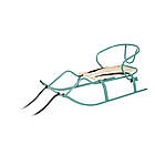 Санки "Спорт Ф1" бірюза + спинка