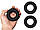 Еспандер-кільце (бублик), кистьовий, Newt Power Grip 30 кг, чорний, фото 3