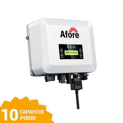 Мережний інвертор Afore HNS3000TL-1 (3 кВт 1 фазний 1 MPPT), фото 3