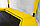 Батут Atleto 140 см шестикутний із сіткою жовтий, фото 5