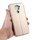 Чохол-книжка для Xiaomi RedMi Note 9 золотистий, фото 5