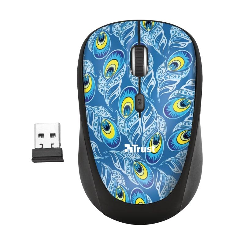 Мишка безпровідна TRUST YVI PEACOCK (23388_TRUST)