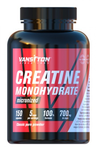 Креатин Vansiton 100% Креатин моногідрат — 150 капс