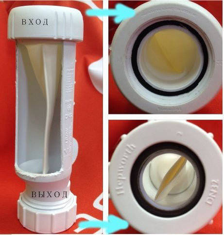 Купить Сифон для кондиционера, сброса конденсата с сухим затвором 11/2 ...