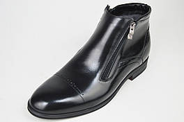 Черевики зимові ikos 36411 43 Чорні шкіра 40