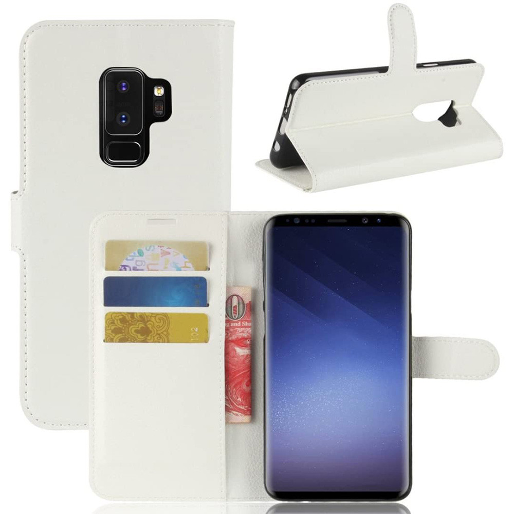 Чохол-книжка Litchie Wallet для Samsung G965 Galaxy S9 Plus White