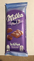 Шоколад Milka Bubbles молочний пористий 80 г х 5 шт