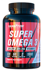 Риб'ячий жир Vansiton Супер Омега - 120 капсул