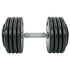 Гантель суцільна професійна сталева RECORD (1 шт.) TA-7231-45 45 кг (сталь, сталь хромована, вага 45 кг, фото 2