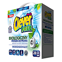 Порошок для стирки Clever Free гипоаллергенный 1680г