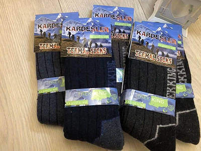 Набір 6 пар вовняні преміум термошкарпетки чоловічі Kardesler Termal Socks