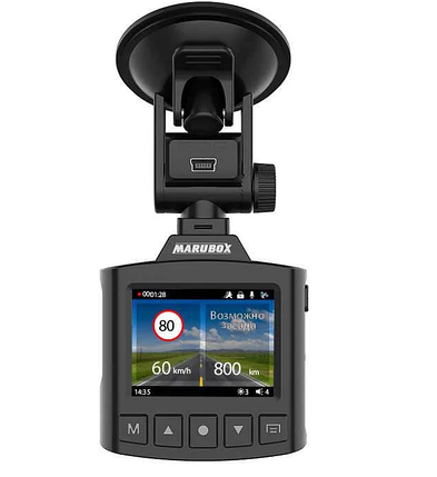 Автомобільний відеореєстратор Marubox M340GPS з GPS інформатором, фото 2