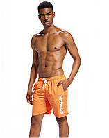 Длинные плавательные шорты Fitness Eussieinq Оранжевый