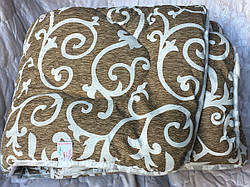 Тепла ковдра з овечої вовни 175х210. Бавовна. Кольори різні., фото 2