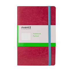 Книга записна Axent 8209-10-A, 125x195 мм, 96 арк, крапка, гнучка обкладинка, рожева
