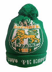 Зимова шапка з символікою ФК Карпати