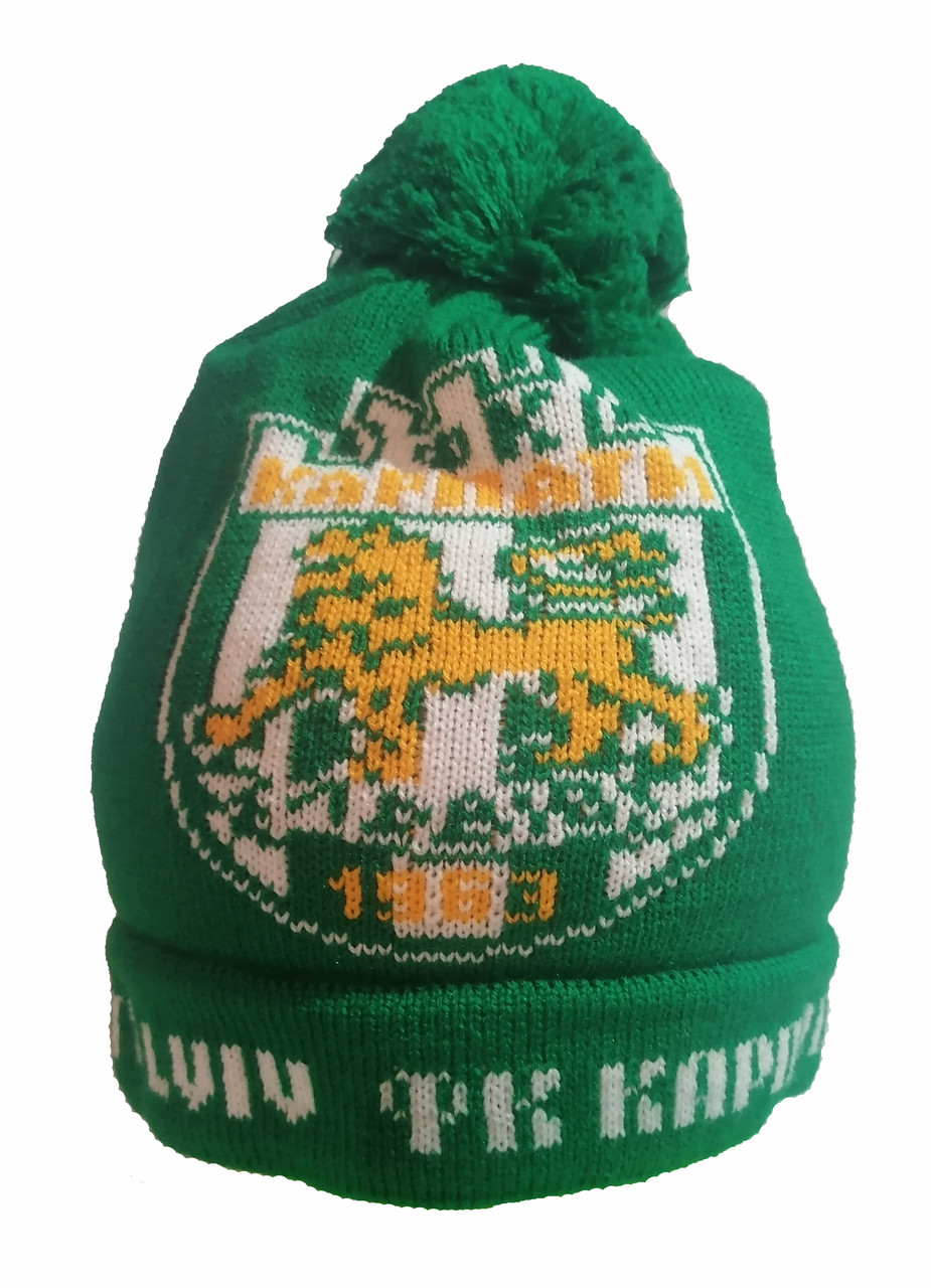 Зимова шапка із символікою ФК Карпати