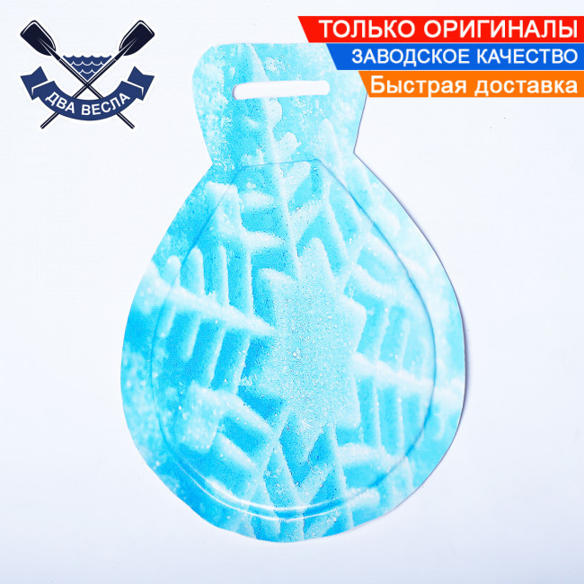 Ледянка для катання з гірки 62х40х2,5 см Soft Snowflake м'яка дитяча ледянка для гірки льодянки для малюків