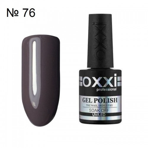Гель-лак Oxxi professional (10 мл) №286 (салатовий неоновий, емаль)