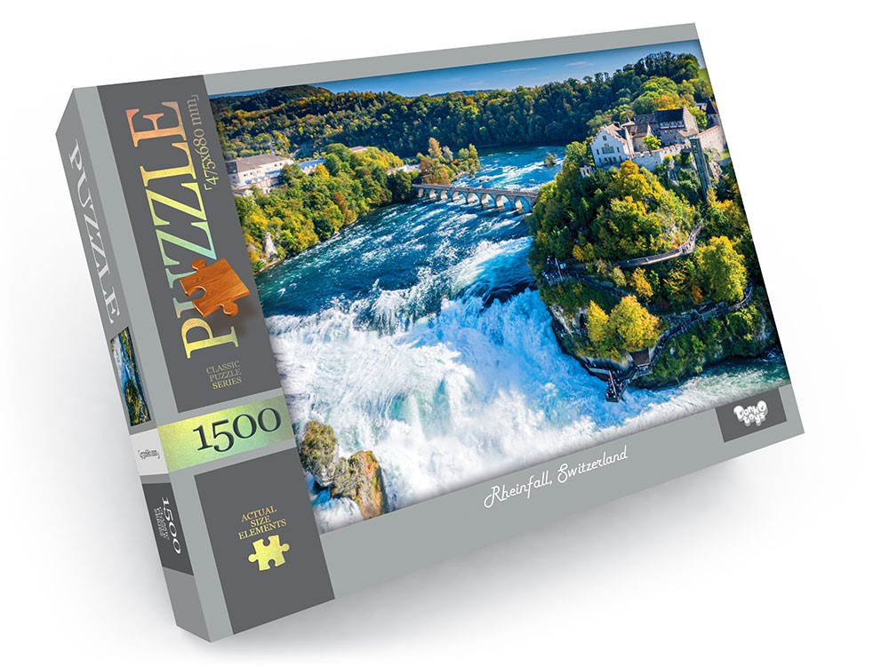 Пазли Danko Toys Rheinfall, Switzerland 1500 елементів (С1500-04-08), фото 1