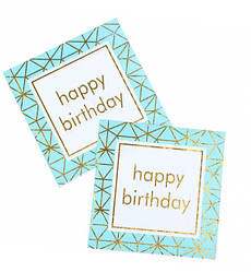 Серветки святкові "HB blue" (20 шт.), розмір - 33х33 см